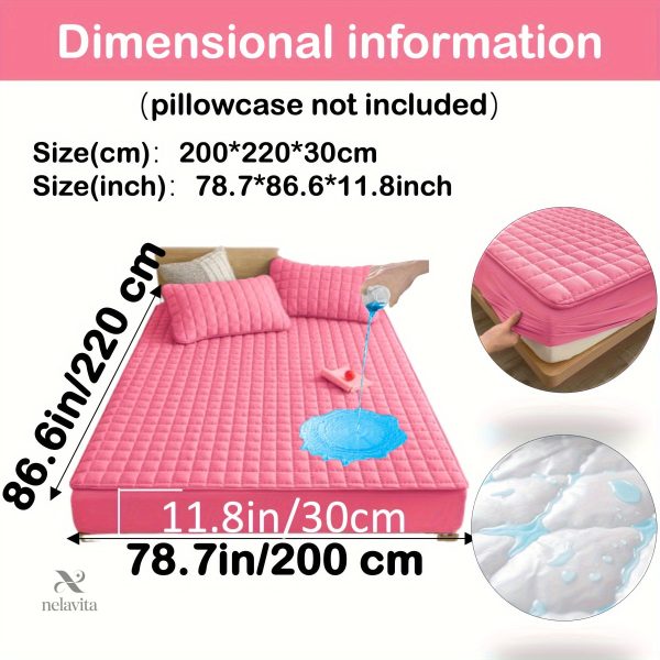 Protège-matelas matelassé imperméable grand bonnet - vue 14