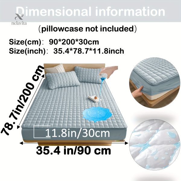 Protège-matelas matelassé imperméable grand bonnet - vue 17
