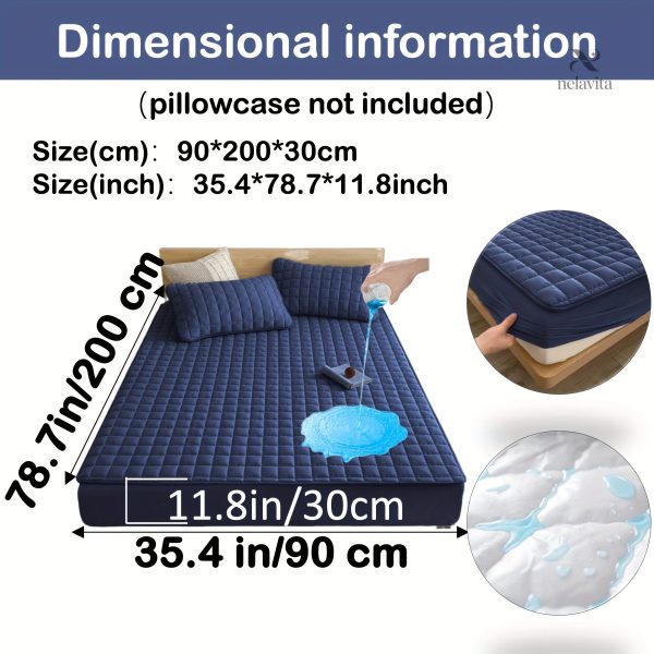 Protège-matelas matelassé imperméable grand bonnet - vue 18
