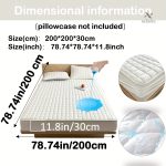 Protège-matelas matelassé imperméable grand bonnet - vue 19