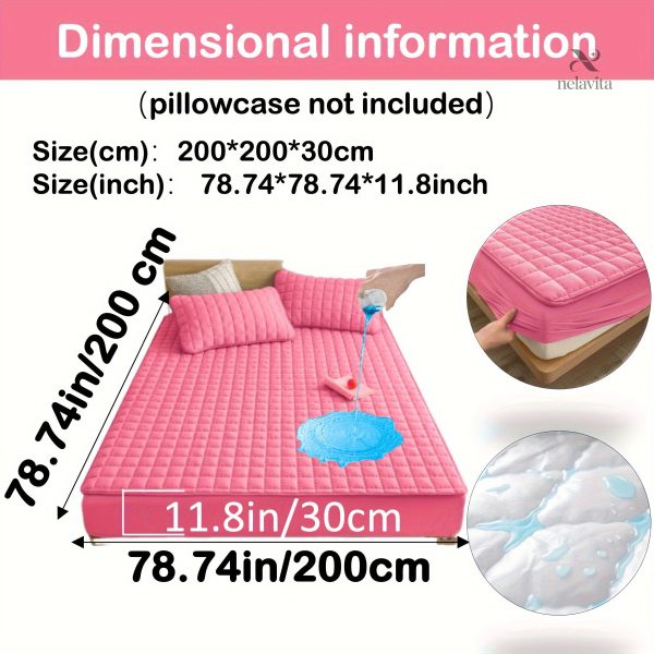 Protège-matelas matelassé imperméable grand bonnet - vue 20