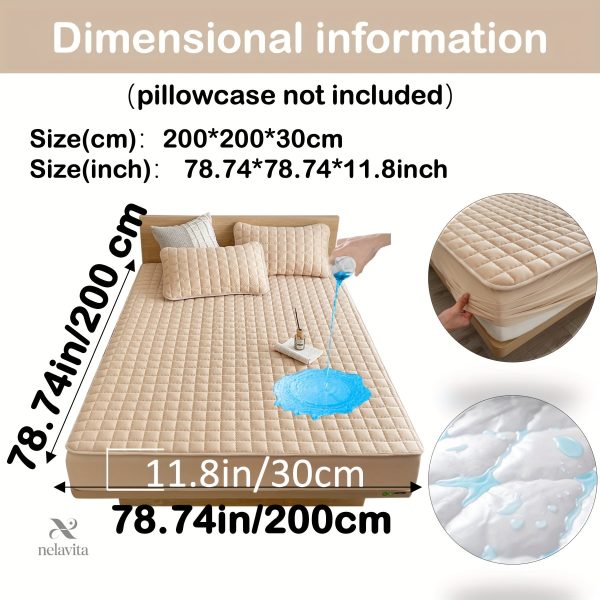 Protège-matelas matelassé imperméable grand bonnet - vue 22