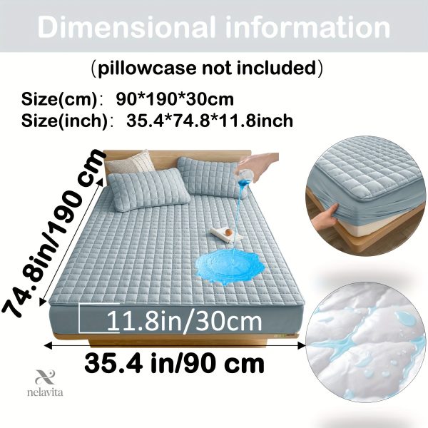 Protège-matelas matelassé imperméable grand bonnet - vue 23