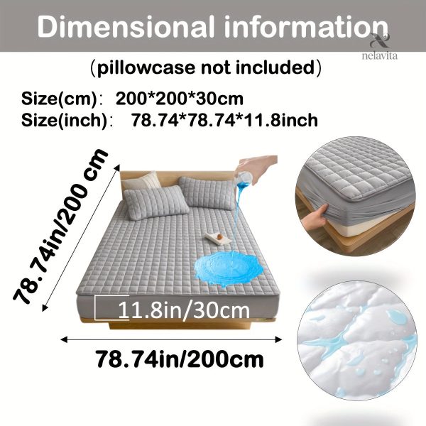 Protège-matelas matelassé imperméable grand bonnet - vue 27