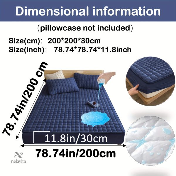 Protège-matelas matelassé imperméable grand bonnet - vue 28