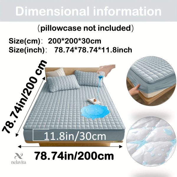 Protège-matelas matelassé imperméable grand bonnet - vue 30