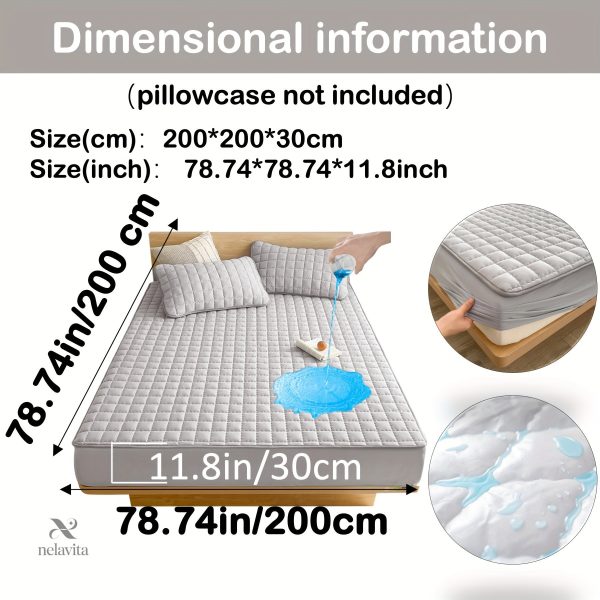 Protège-matelas matelassé imperméable grand bonnet - vue 31
