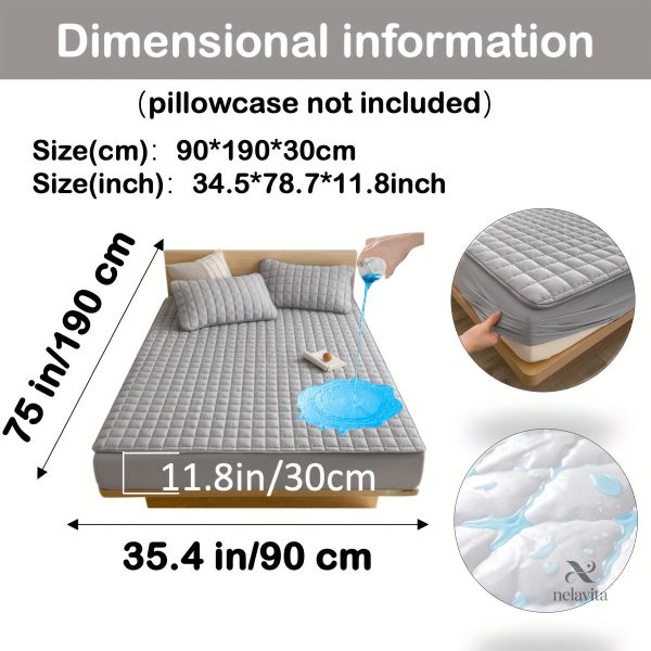 Protège-matelas matelassé imperméable grand bonnet - vue 33
