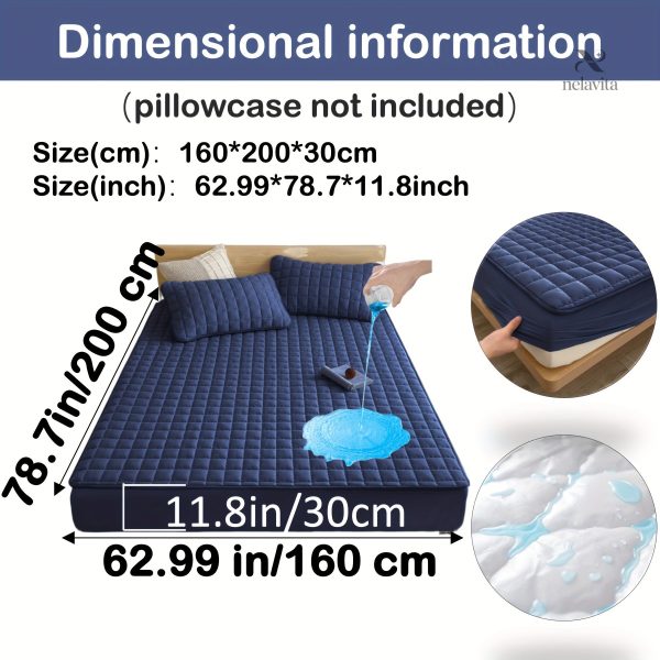 Protège-matelas matelassé imperméable grand bonnet - vue 38