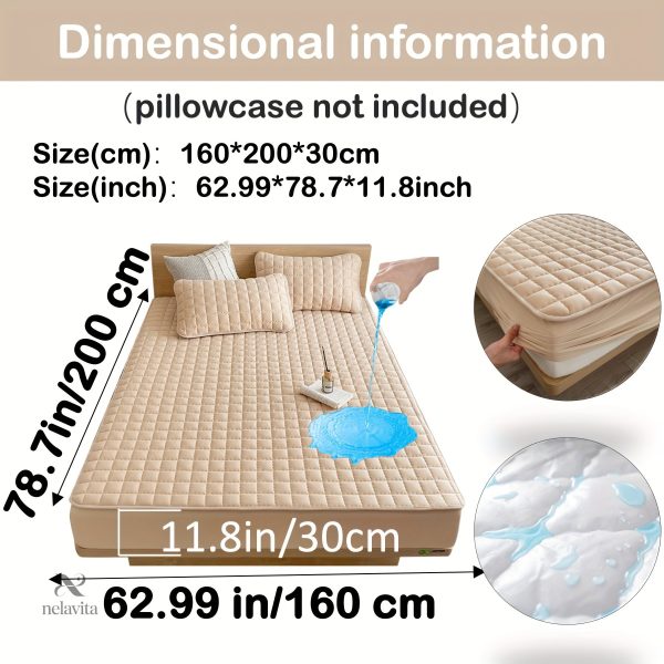 Protège-matelas matelassé imperméable grand bonnet - vue 39