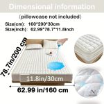 Protège-matelas matelassé imperméable grand bonnet - vue 40