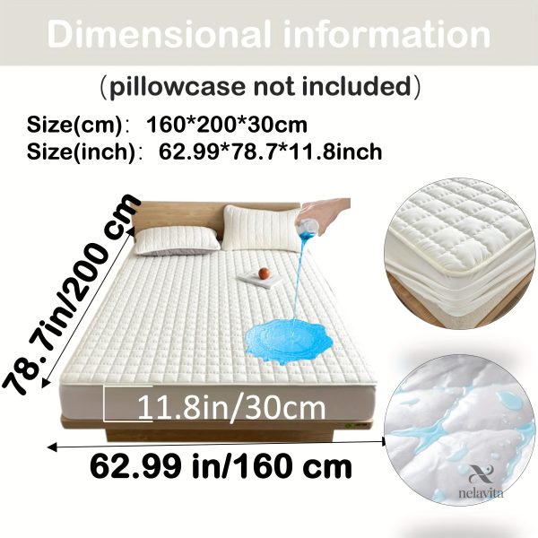 Protège-matelas matelassé imperméable grand bonnet - vue 40