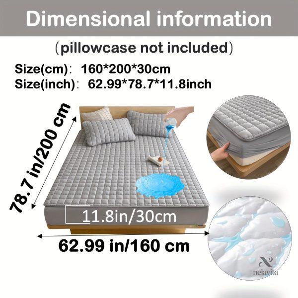 Protège-matelas matelassé imperméable grand bonnet - vue 41