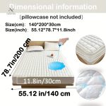 Protège-matelas matelassé imperméable grand bonnet - vue 44