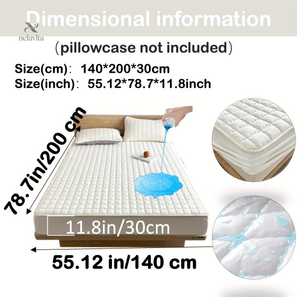 Protège-matelas matelassé imperméable grand bonnet - vue 44
