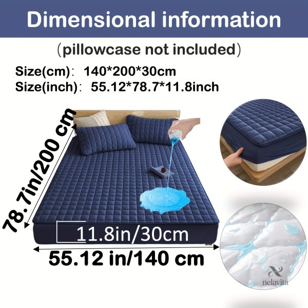 Protège-matelas matelassé imperméable grand bonnet - vue 45