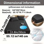 Protège-matelas matelassé imperméable grand bonnet - vue 46