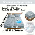 Protège-matelas matelassé imperméable grand bonnet - vue 47