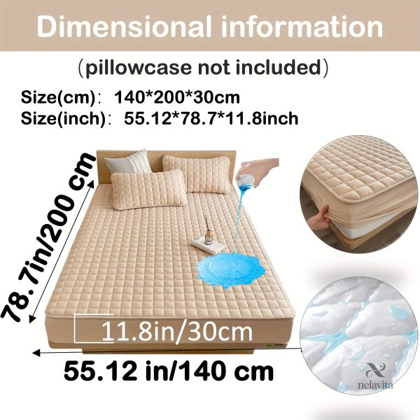 Protège-matelas matelassé imperméable grand bonnet - vue 49