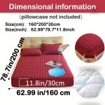 Protège-matelas matelassé imperméable grand bonnet - vue 51