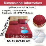 Protège-matelas matelassé imperméable grand bonnet - vue 53
