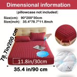 Protège-matelas matelassé imperméable grand bonnet - vue 56