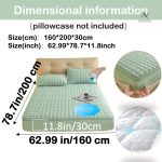 Protège-matelas matelassé imperméable grand bonnet - vue 60