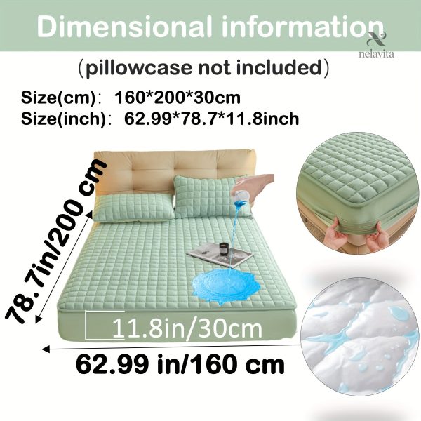 Protège-matelas matelassé imperméable grand bonnet - vue 60