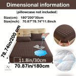 Protège-matelas matelassé imperméable grand bonnet - vue 65