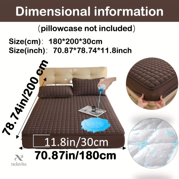 Protège-matelas matelassé imperméable grand bonnet - vue 65