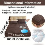 Protège-matelas matelassé imperméable grand bonnet - vue 66