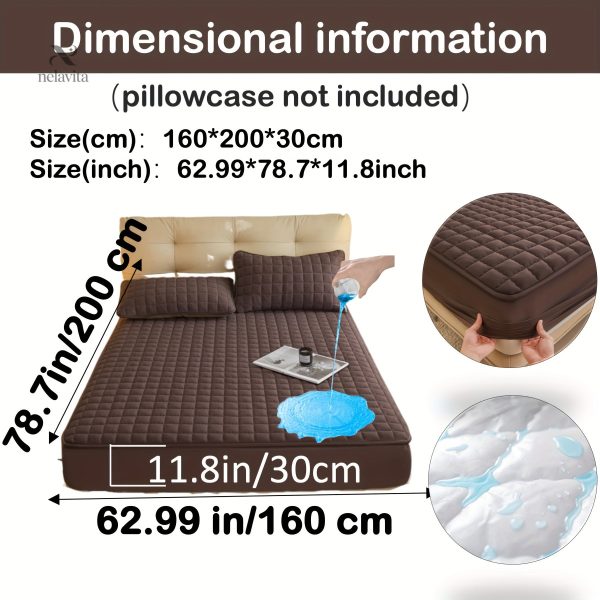 Protège-matelas matelassé imperméable grand bonnet - vue 66