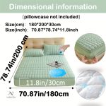 Protège-matelas matelassé imperméable grand bonnet - vue 67