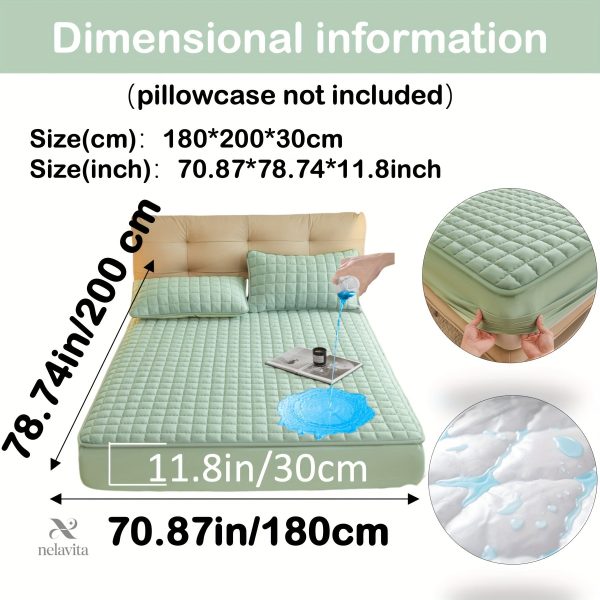 Protège-matelas matelassé imperméable grand bonnet - vue 67