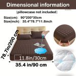 Protège-matelas matelassé imperméable grand bonnet - vue 68