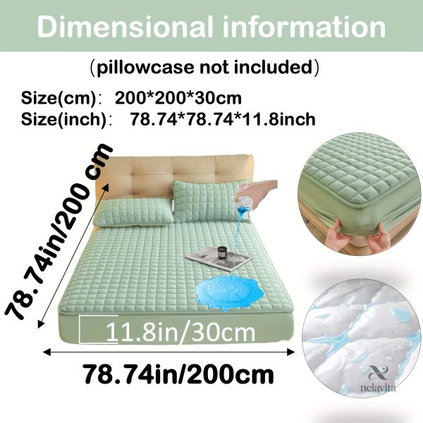 Protège-matelas matelassé imperméable grand bonnet - vue 69