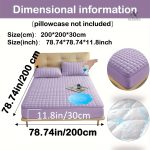 Protège-matelas matelassé imperméable grand bonnet - vue 71