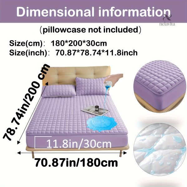 Protège-matelas matelassé imperméable grand bonnet - vue 73