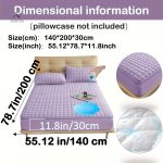 Protège-matelas matelassé imperméable grand bonnet - vue 74