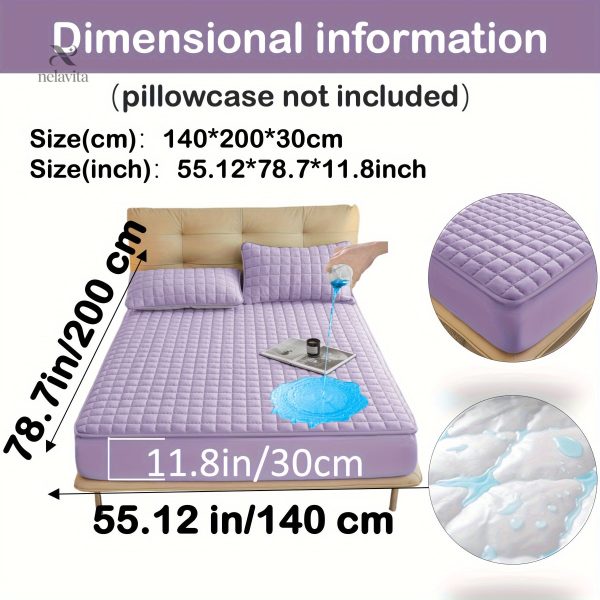 Protège-matelas matelassé imperméable grand bonnet - vue 74