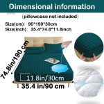 Protège-matelas matelassé imperméable grand bonnet - vue 78