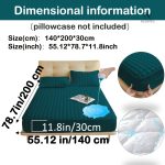 Protège-matelas matelassé imperméable grand bonnet - vue 79