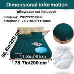 Protège-matelas matelassé imperméable grand bonnet - vue 81