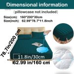 Protège-matelas matelassé imperméable grand bonnet - vue 82