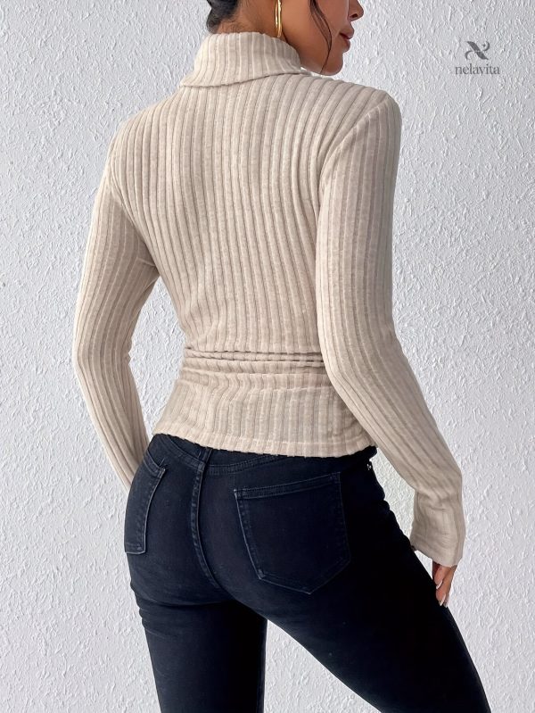 Pull côtelé confortable, idéal pour un look casual