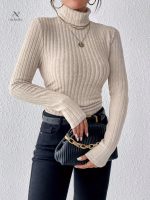 Pull doux à texture côtelée, style intemporel