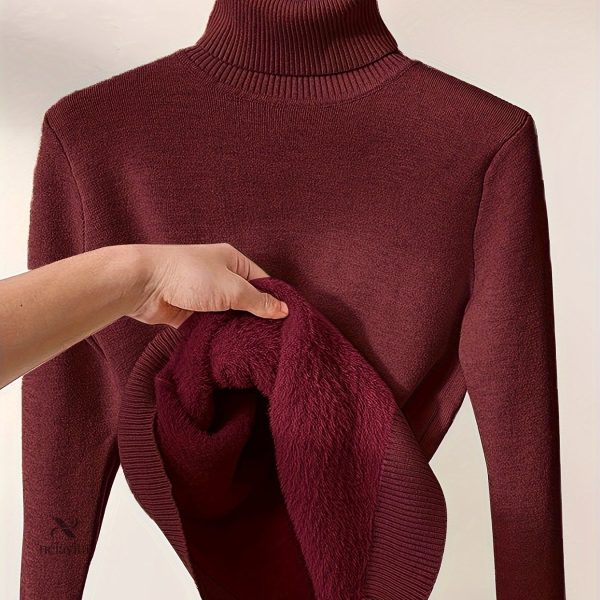 Pull col roulé, idéal pour les journées fraîches
