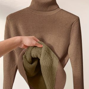 Pull fourré confortable et stylé