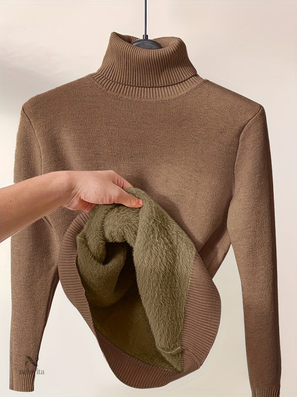 Pull fourré confortable et stylé