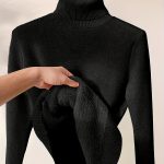 Pull col roulé élégant pour l’hiver